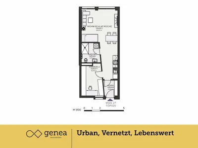 1-Zimmer-Wohnung mieten in Graz – 48,95 m², € 752 – Bild 2 von 20