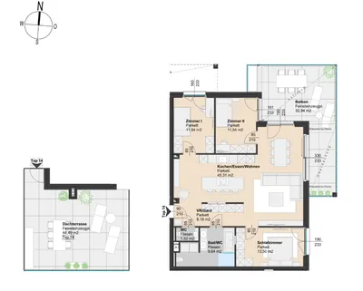 4-Zimmer-Wohnung kaufen in Mödling – 100 m², € 970.000 – Bild 9 von 9