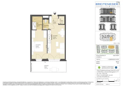 2-Zimmer-Wohnung mieten in Wien – 38,19 m², € 799 – Bild 18 von 18