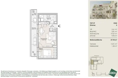 2-Zimmer-Wohnung kaufen in Wien – 37,94 m², € 274.000 – Bild 24 von 24