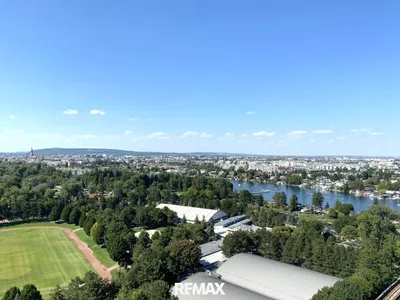 Terrassen-Garconniere im 21. Stock mit Donaupark- Fernblick bei der U1 und UNO-City – Bild 3