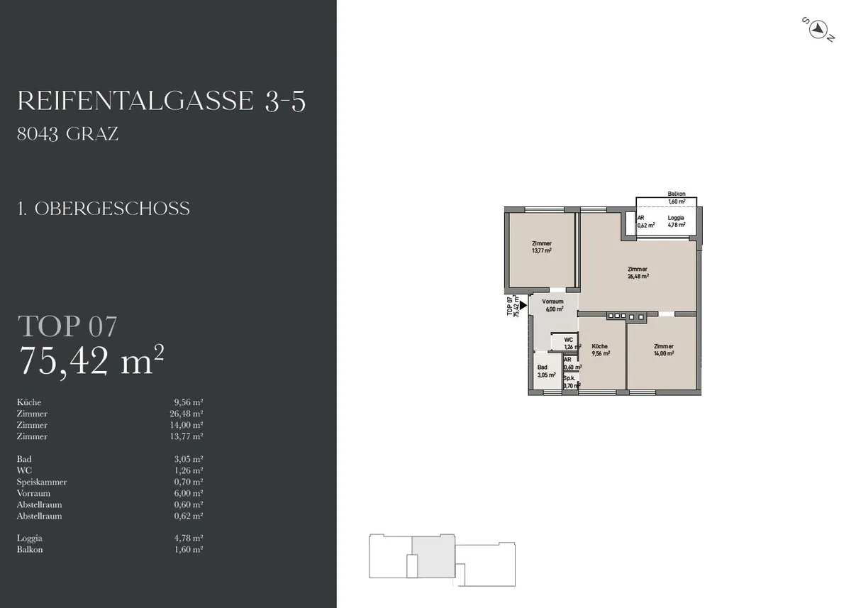 Apartment in Graz, Kroisbach, Mariatrost - Ansicht 3