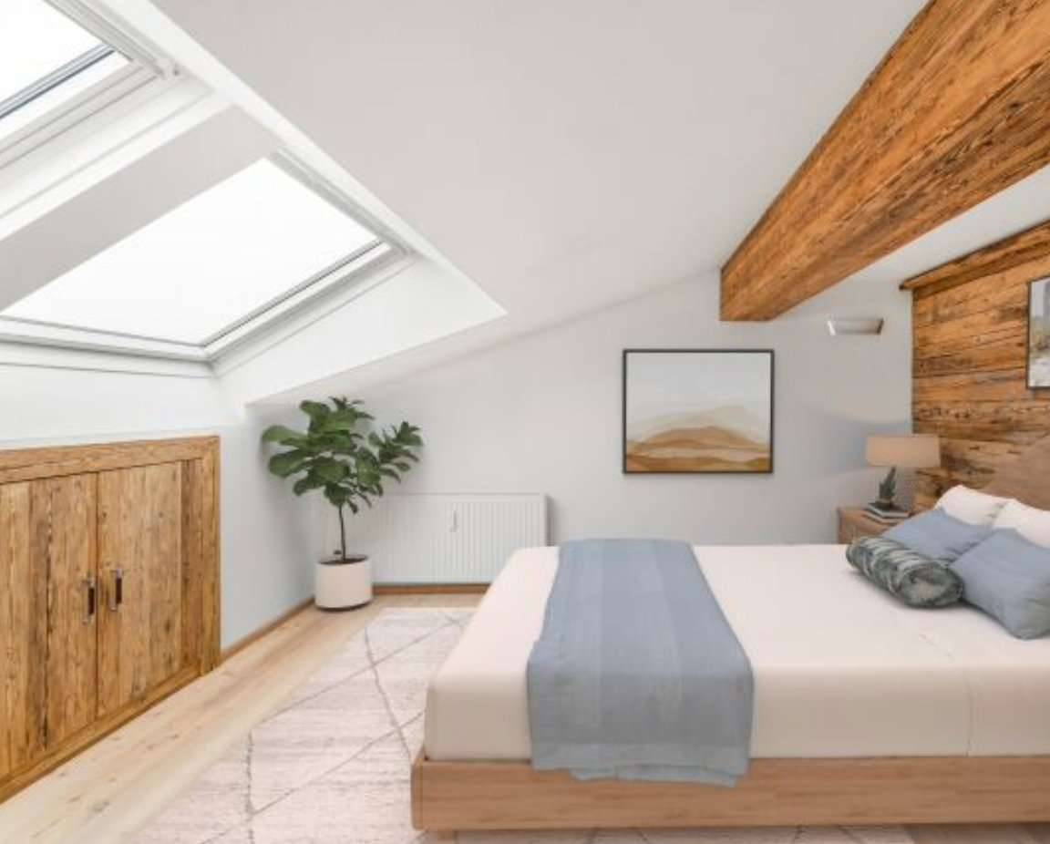 Wunderschöne Dachgeschoßwohnung im Zentrum von Kitzbühel mit Balkon und Garage! - Ansicht 3
