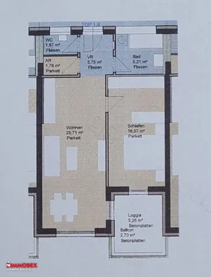 2-Zimmer-Wohnung mieten in Wels – 55 m², € 917 – Bild 18 von 18