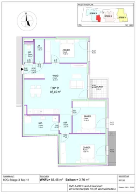 4-Zimmer-Wohnung kaufen in Gänserndorf – 91,23 m², € 528.220 – Bild 10 von 10