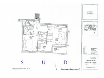 2-Zimmer-Wohnung mieten in Wien – 51 m², € 1.061 – Bild 14 von 14