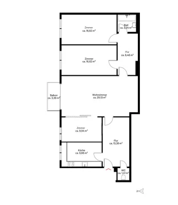 4-Zimmer-Wohnung kaufen in Wien – 108 m², € 439.000 – Bild 12 von 12