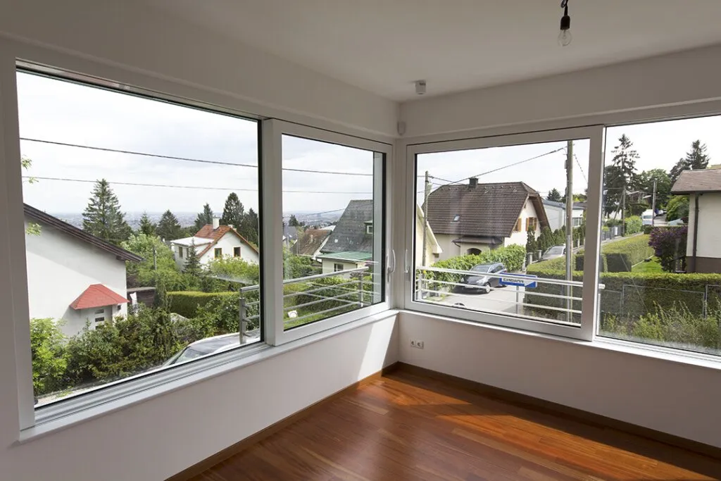 Modernes EF-Haus in Hanglage mit Terrassen, Hammer-Aussicht, Klima, Dornbach / Wien - Ansicht 3
