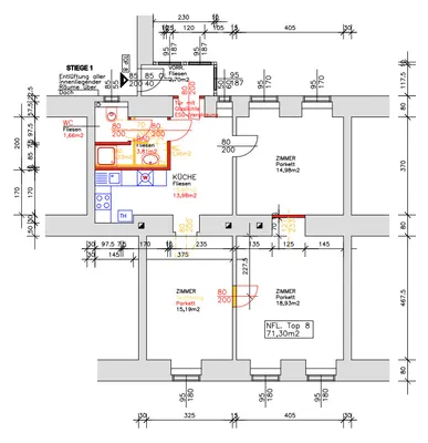 3-Zimmer-Wohnung mieten in Wien – 71,3 m², € 1.280 – Bild 12 von 13