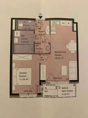 2-Zimmer-Wohnung mieten in Wien – 43 m², € 930 – Bild 3 von 25