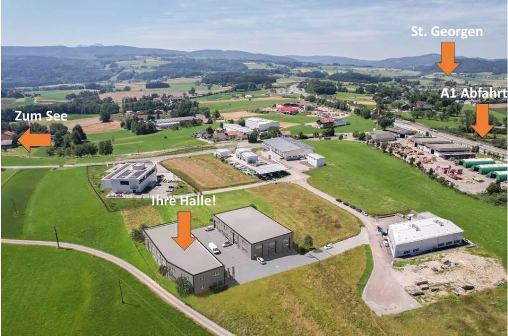 Gewerbehalle / Büro mit Seeblick klimatisiert - DELUXE - Attersee und Autobahnnähe - TOP 06 - PROVISIONSFREI - Ansicht 3