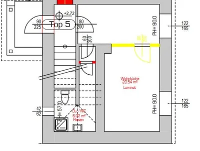 1-Zimmer-Wohnung mieten in Baden – 27 m², € 399 – Bild 6 von 6