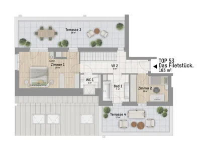 5-Zimmer-Wohnung kaufen in Wien – 183,12 m², € 1.799.900 – Bild 5 von 7