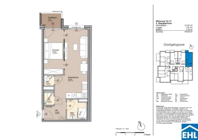 2-Zimmer-Wohnung kaufen in Wien – 41,67 m², € 255.000 – Bild 12 von 12