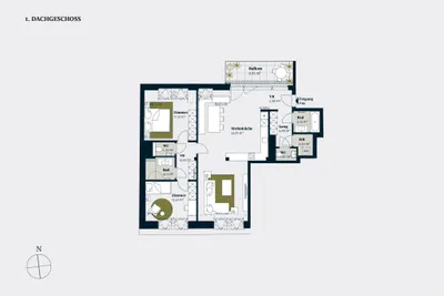 3-Zimmer-Wohnung kaufen in Wien – 110,29 m², € 1.202.200 – Bild 2 von 10
