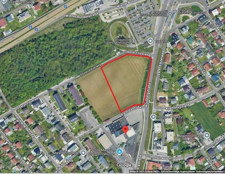 Gewerbegrundstück mit MB1 Widmung an der Trauner Kreuzung KLEINERE GRÖSSEN AUF ANFRAGE – pohled 3