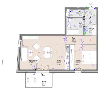 2-Zimmer-Wohnung kaufen in Wiener Neustadt – 61,71 m², € 281.600 – Bild 13 von 13