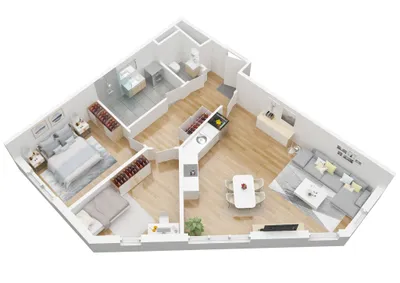 2-Zimmer-Wohnung kaufen in Wien – 69,32 m², € 269.000 – Bild 3 von 14