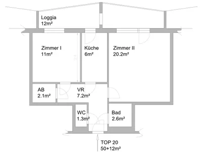 2-Zimmer-Wohnung mieten in Wien – 62 m², € 1.132 – Bild 21 von 21