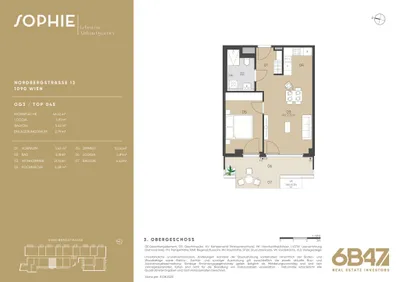 2-Zimmer-Wohnung kaufen in Wien – 46,06 m², € 421.000 – Bild 13 von 13
