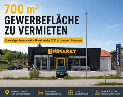 Gewerbeimmobilie mieten in Salzburg-Umgebung – 700 m², € 13