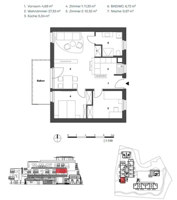 3-Zimmer-Wohnung kaufen in Graz – 66 m², € 437.750 – Bild 9 von 9