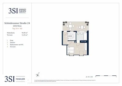 3-Zimmer-Wohnung kaufen in Wien – 90,38 m², € 699.000 – Bild 12 von 12