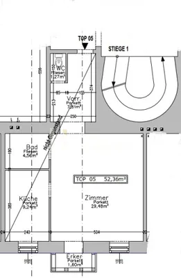 2-Zimmer-Wohnung kaufen in Wien – 53,96 m², € 199.000 – Bild 9 von 9