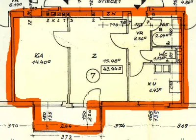 2-Zimmer-Wohnung mieten in Wien – 43 m², € 1.050 – Bild 14 von 14