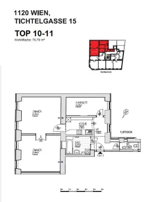 3-Zimmer-Wohnung kaufen in Wien – 76,79 m², € 379.000 – Bild 14 von 19