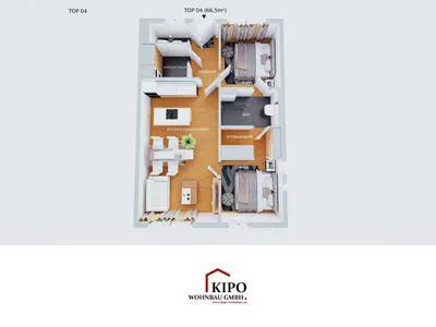 3-Zimmer-Wohnung kaufen in Deutschlandsberg – 66 m², € 272.650 – Bild 2 von 6