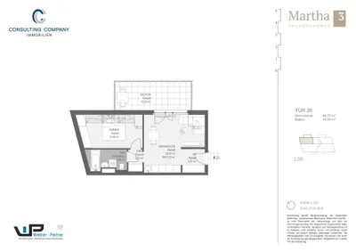 1-Zimmer-Wohnung kaufen in Wien – 31,29 m², € 196.500 – Bild 32 von 35