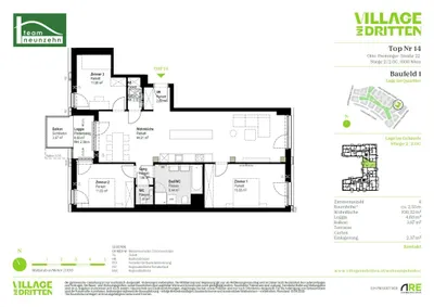 4-Zimmer-Wohnung mieten in Wien – 100,35 m², € 2.399 – Bild 29 von 29