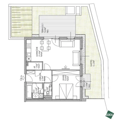 2-Zimmer-Wohnung mieten in Wien – 53 m², € 1.349 – Bild 22 von 23