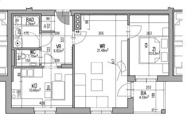 2-Zimmer-Wohnung mieten in Bruck-Mürzzuschlag – 55 m², € 579 – Bild 2 von 2