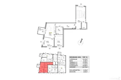 3-Zimmer-Wohnung mieten in Graz – 54 m², € 920 – Bild 15 von 15