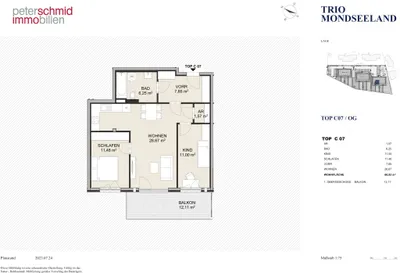 3-Zimmer-Wohnung kaufen in Vöcklabruck – 66,82 m², € 294.000 – Bild 11 von 13