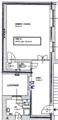1-Zimmer-Gewerbeimmobilie mieten in Wien – 53 m², € 1.185 – Bild 10 von 10