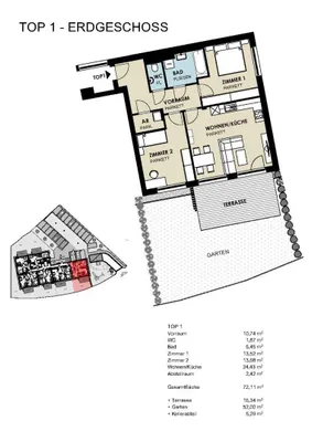 3-Zimmer-Wohnung kaufen in Zell am See – 72,11 m², € 359.679 – Bild 3 von 3