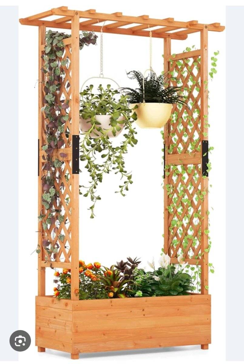 Blumenkasten mit Rankgitter und Spalierdach,  60,- (1220 Wien) - willhaben