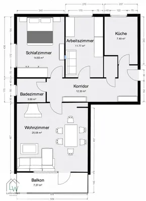3-Zimmer-Wohnung kaufen in Hartberg-Fürstenfeld – 75 m², € 109.000 – Bild 15 von 15