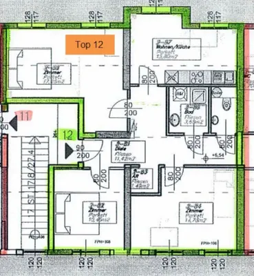 3-Zimmer-Wohnung mieten in Graz – 75 m², € 1.084 – Bild 10 von 10