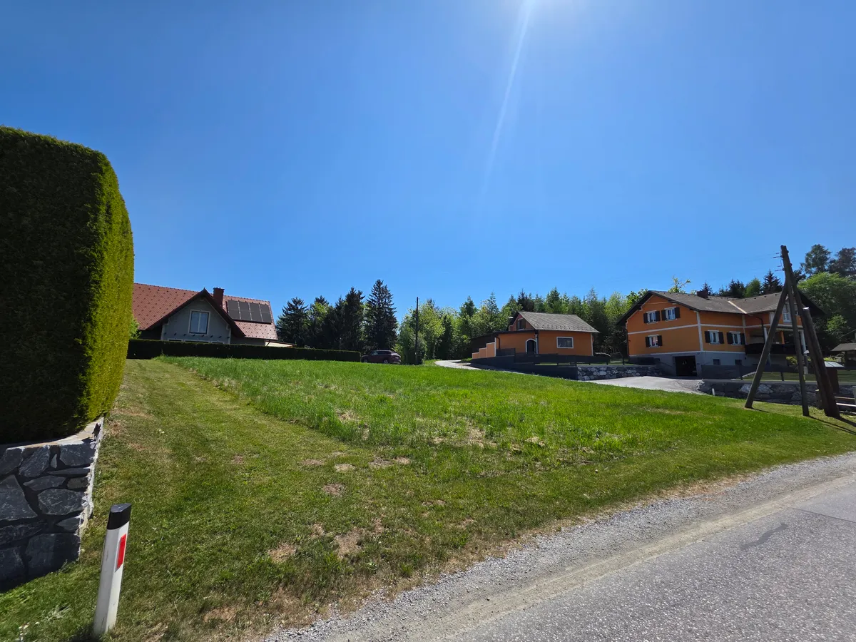 Sonniges Grundstück, grandiose Fernsicht, keine 20 Minuten nach Graz, St. Johann/ Hohenburg - Ansicht 3