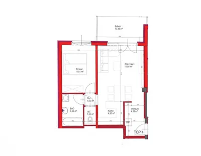 2-Zimmer-Wohnung mieten in Wien – 50 m², € 898 – Bild 8 von 8