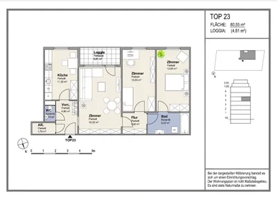 3-Zimmer-Wohnung kaufen in Wien – 80,55 m², € 338.000 – Bild 13 von 13