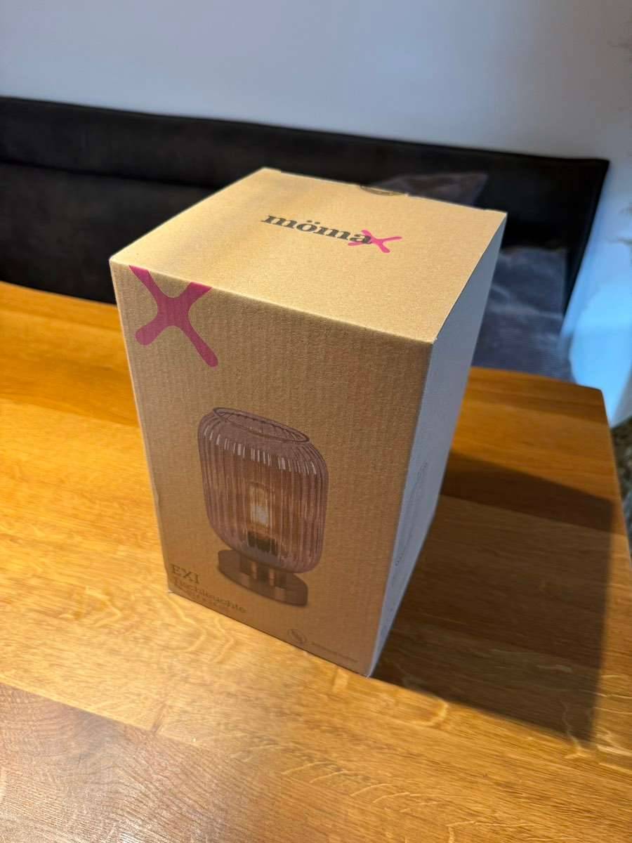 Mömax Tischleuchte Exi Messingfarben Originalverpackt