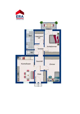 2-Zimmer-Wohnung kaufen in Wiener Neustadt Land – 66 m², € 99.666 – Bild 12 von 13