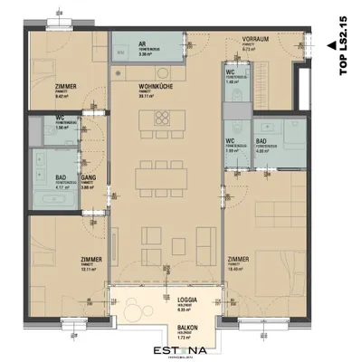 4-Zimmer-Wohnung kaufen in Wien – 106,29 m², € 638.100 – Bild 21 von 22