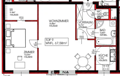 2-Zimmer-Wohnung mieten in Wien – 67,57 m², € 1.499 – Bild 12 von 12