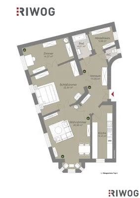 3-Zimmer-Wohnung kaufen in Wien – 101,38 m², € 479.000 – Bild 15 von 16